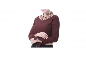 mirror embroidered blouse