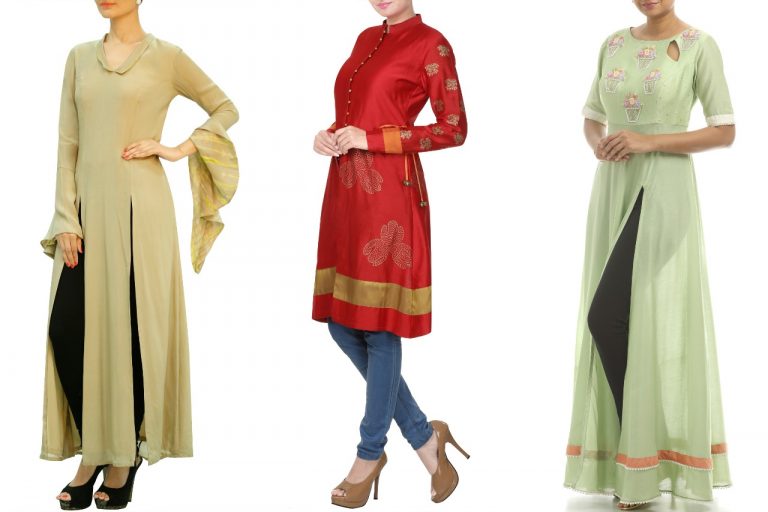 Flaunt Your Ethnic Persona With These Modern Slit Kurtis