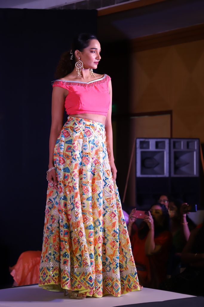 Mirror-work Lehenga for a Chic Look
